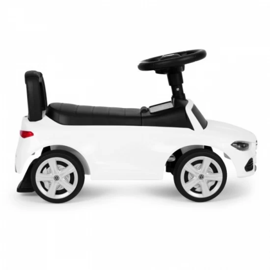 Masinuta de impins cu maner Mercedes C Class Ecotoys 667 - Alb