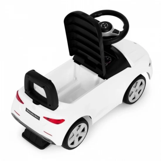 Masinuta de impins cu maner Mercedes C Class Ecotoys 667 - Alb