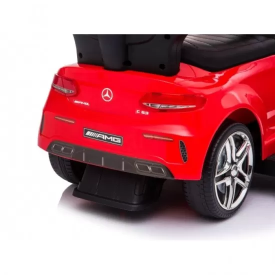 Masinuta de impins cu maner Mercedes Ecotoys 639 - Rosu Masinuta de impins cu maner Mercedes Ecotoys 639 - Rosu