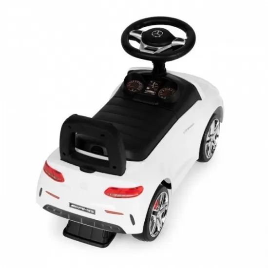 Masinuta de impins cu sunete Mercedes Ecotoys 638 - Alb Masinuta de impins cu sunete Mercedes Ecotoys 638 - Alb