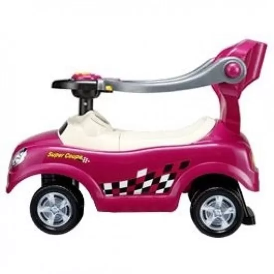 Masinuta de impins Ecotoys 321 Mini Cooper - Roz Masinuta de impins Ecotoys 321 Mini Cooper - Roz
