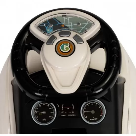 Masinuta de impins Ecotoys 613W - Alb Masinuta de impins Ecotoys 613W - Alb