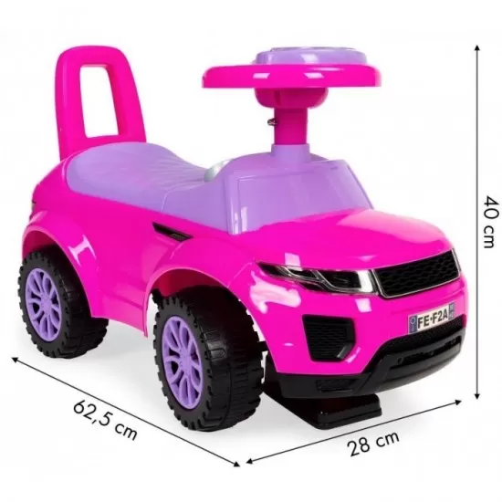 Masinuta de impins Ecotoys 613W - Roz Masinuta de impins Ecotoys 613W - Roz