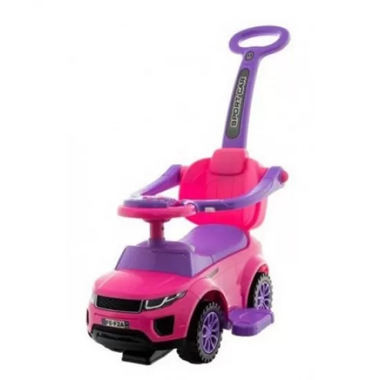 Masinuta de impins Eurobaby Range Rover 614W - Roz Masinuta de impins Eurobaby Range Rover 614W - Roz
