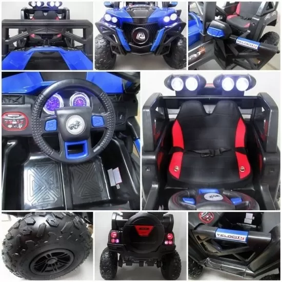 Masinuta electrica cu telecomanda 4 X 4 Buggy X9 R-Sport - Albastru Masinuta electrica cu telecomanda 4 X 4 Buggy X9 R-Sport - Albastru