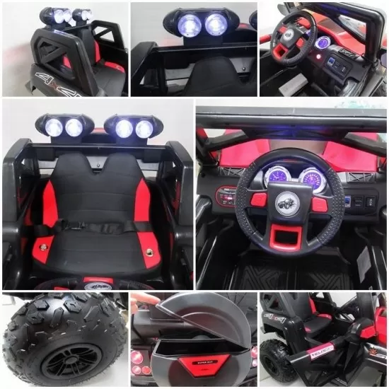 Masinuta electrica cu telecomanda 4 X 4 Buggy X9 R-Sport - Rosu