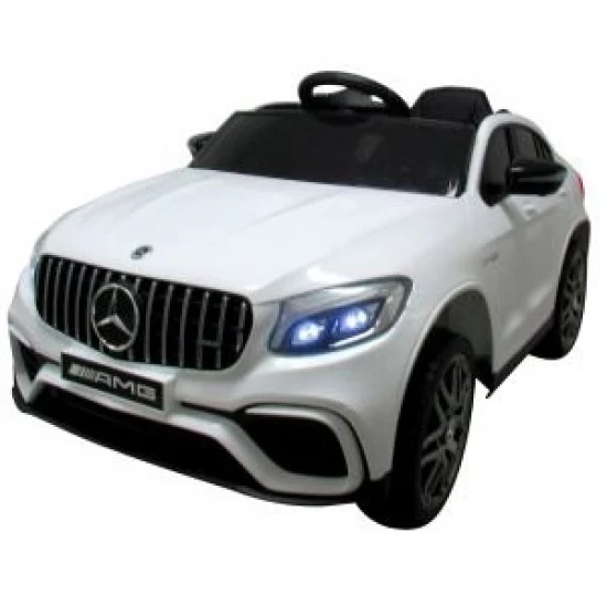 Masinuta electrica cu telecomanda 4 x 4, roti EVA, Mercedes AMG GLC 63S, varsta 3-6 ani, 115x61x55 CM, putere 180W R-Sport - Alb Masinuta electrica cu telecomanda 4 x 4, roti EVA, Mercedes AMG GLC 63S, varsta 3-6 ani, 115x61x55 CM, putere 180W R-Sport - Alb