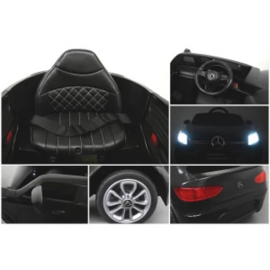 Masinuta electrica cu telecomanda 4 x 4, roti EVA, Mercedes AMG GLC COUPE, varsta 1-4.5 ani, 105x67x46 cm, putere 180W - Negru