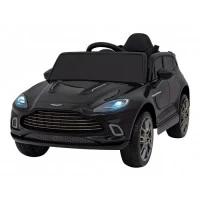 Masinuta electrica cu telecomanda Aston Martin DBX, roti EVA, scaun tapitat, 105x62x48 cm, putere 100W - Negru