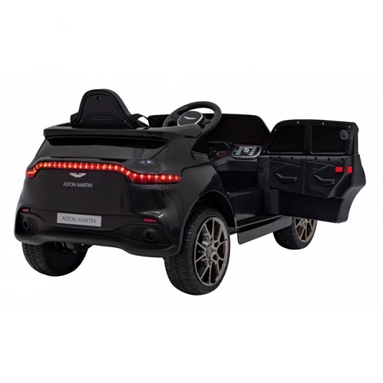 Masinuta electrica cu telecomanda Aston Martin DBX, roti EVA, scaun tapitat, 105x62x48 cm, putere 100W - Negru Masinuta electrica cu telecomanda Aston Martin DBX, roti EVA, scaun tapitat, 105x62x48 cm, putere 100W - Negru