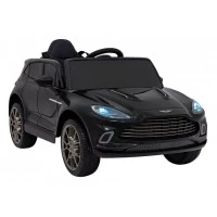 Masinuta electrica cu telecomanda Aston Martin DBX, roti EVA, scaun tapitat, 105x62x48 cm, putere 100W - Negru