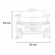 Masinuta electrica cu telecomanda AUDI Q7 NEW LIFT, roti EVA, scaun tapitat, 117x67x54 cm, putere 70W - Ros