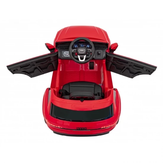 Masinuta electrica cu telecomanda AUDI Q7 NEW LIFT, roti EVA, scaun tapitat, 117x67x54 cm, putere 70W - Ros
