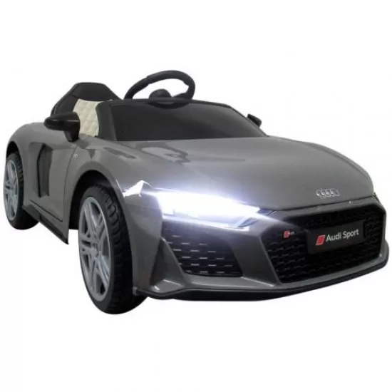 Masinuta electrica cu telecomanda Audi R8 - 107 cm R-Sport - Gri Masinuta electrica cu telecomanda Audi R8 - 107 cm R-Sport - Gri