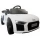 Masinuta electrica cu telecomanda Audi R8 R-Sport - Alb