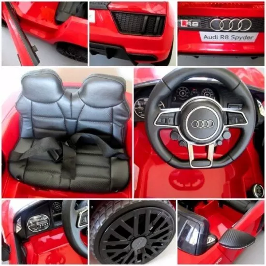 Masinuta electrica cu telecomanda Audi R8 R-Sport - Rosu Masinuta electrica cu telecomanda Audi R8 R-Sport - Rosu