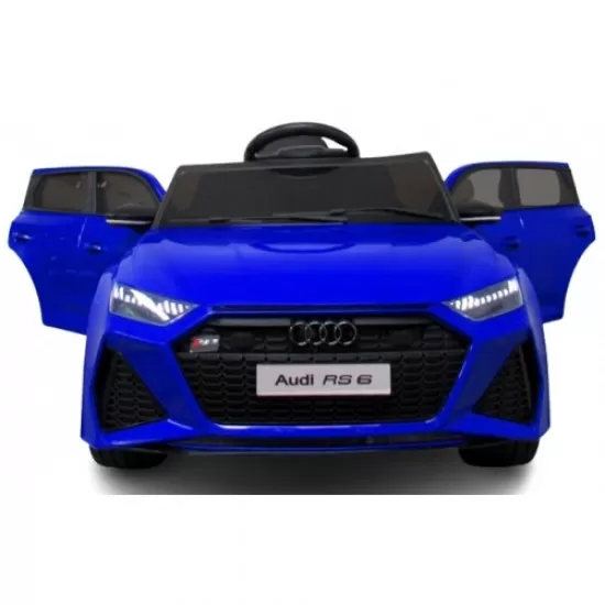 Masinuta electrica cu telecomanda Audi RS6 R-Sport - Albastru Masinuta electrica cu telecomanda Audi RS6 R-Sport - Albastru