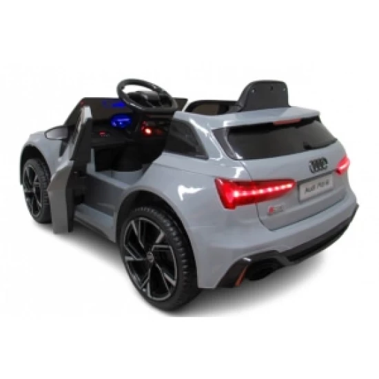 Masinuta electrica cu telecomanda Audi RS6 R-Sport - Gri