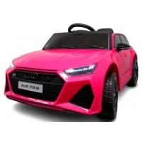 Masinuta electrica cu telecomanda Audi RS6 R-Sport - Roz