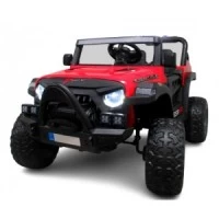 Masinuta electrica cu telecomanda Auto X16, 110x70x68 cm, varsta 1-5 ani, roti EVA, scaun din piele ECO, putere 90W, R-Sport - Rosu