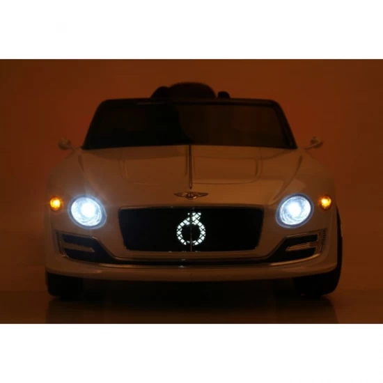 Masinuta electrica cu telecomanda BENTLEY EXP 12, roti EVA, scaun tapitat, 107x59x44 cm, putere 24V - Alb