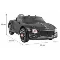 Masinuta electrica cu telecomanda Bentley EXP 12, roti EVA, scaun tapitat, 107x59x44 cm, putere 24V - Negru