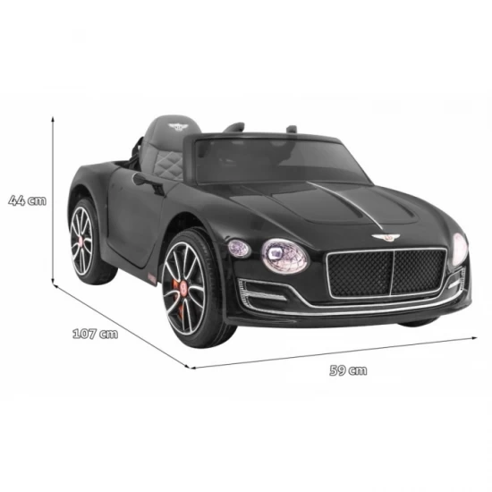 Masinuta electrica cu telecomanda Bentley EXP 12, roti EVA, scaun tapitat, 107x59x44 cm, putere 24V - Negru Masinuta electrica cu telecomanda Bentley EXP 12, roti EVA, scaun tapitat, 107x59x44 cm, putere 24V - Negru
