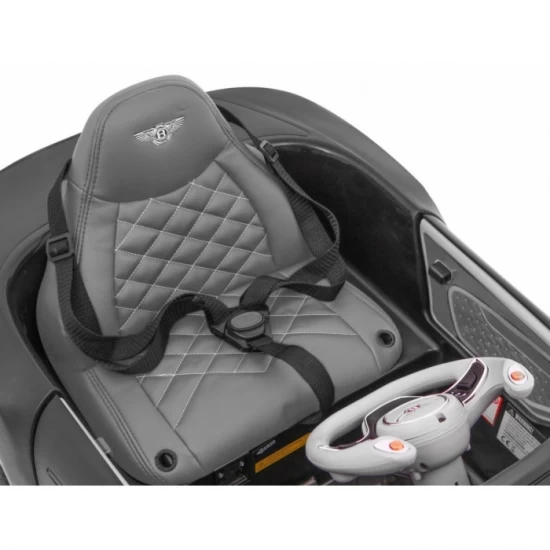 Masinuta electrica cu telecomanda Bentley EXP 12, roti EVA, scaun tapitat, 107x59x44 cm, putere 24V - Negru Masinuta electrica cu telecomanda Bentley EXP 12, roti EVA, scaun tapitat, 107x59x44 cm, putere 24V - Negru