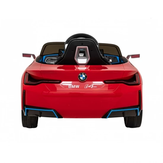 Masinuta electrica cu telecomanda BMW I4, roti EVA, scaun tapitat, 116x79x45 cm, putere 50W - Rosu Masinuta electrica cu telecomanda BMW I4, roti EVA, scaun tapitat, 116x79x45 cm, putere 50W - Rosu