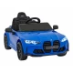 Masinuta electrica cu telecomanda BMW M4, roti EVA, scaun tapitat, 112x71x46 cm, putere 70W - Albastru Masinuta electrica cu telecomanda BMW M4, roti EVA, scaun tapitat, 112x71x46 cm, putere 70W - Albastru