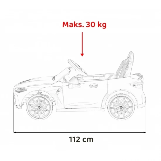 Masinuta electrica cu telecomanda BMW M4, roti EVA, scaun tapitat, 112x71x46 cm, putere 70W - Albastru Masinuta electrica cu telecomanda BMW M4, roti EVA, scaun tapitat, 112x71x46 cm, putere 70W - Albastru