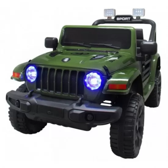 Masinuta electrica cu telecomanda cu baterii si functie de balansare Jeep X10 TS-159 R-Sport - Verde Masinuta electrica cu telecomanda cu baterii si functie de balansare Jeep X10 TS-159 R-Sport - Verde