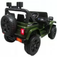 Masinuta electrica cu telecomanda cu baterii si functie de balansare Jeep X10 TS-159 R-Sport - Verde