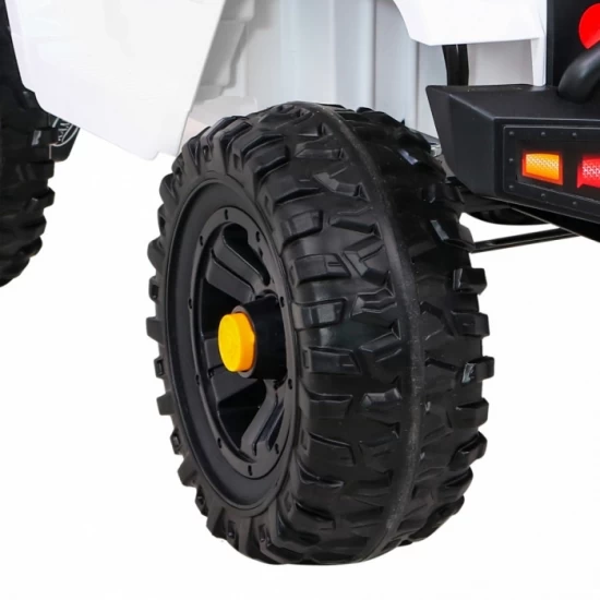 Masinuta electrica cu telecomanda Jeep Dark Night, roti EVA, scaun tapitat, 100x67x59 cm, putere 70W - Alb Masinuta electrica cu telecomanda Jeep Dark Night, roti EVA, scaun tapitat, 100x67x59 cm, putere 70W - Alb