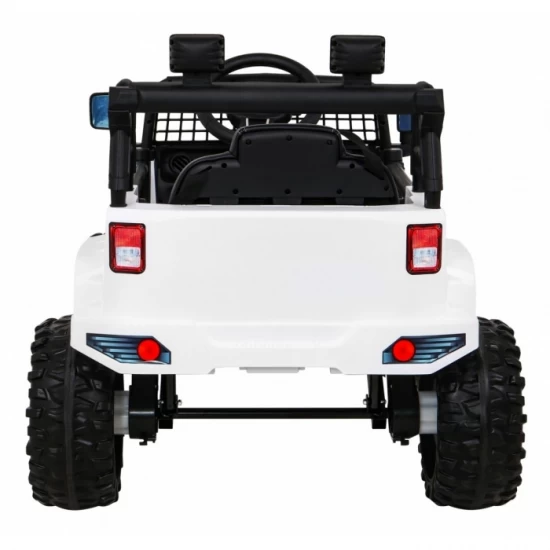 Masinuta electrica cu telecomanda Jeep Dark Night, roti EVA, scaun tapitat, 100x67x59 cm, putere 70W - Alb Masinuta electrica cu telecomanda Jeep Dark Night, roti EVA, scaun tapitat, 100x67x59 cm, putere 70W - Alb