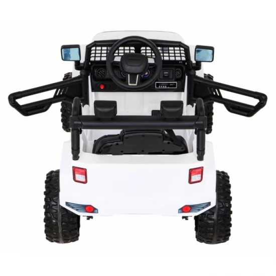 Masinuta electrica cu telecomanda Jeep Dark Night, roti EVA, scaun tapitat, 100x67x59 cm, putere 70W - Alb Masinuta electrica cu telecomanda Jeep Dark Night, roti EVA, scaun tapitat, 100x67x59 cm, putere 70W - Alb