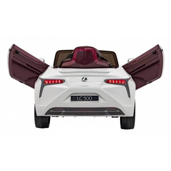 Masinuta electrica cu telecomanda Lexus LC500, roti EVA, scaun tapitat, 108x60x43 cm, putere 70W - Alb Masinuta electrica cu telecomanda Lexus LC500, roti EVA, scaun tapitat, 108x60x43 cm, putere 70W - Alb