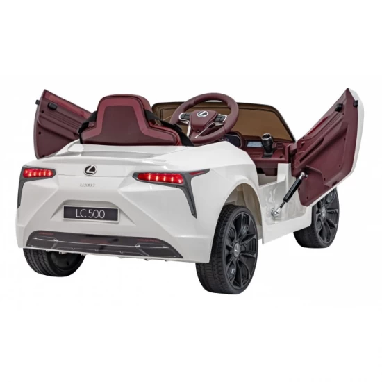 Masinuta electrica cu telecomanda Lexus LC500, roti EVA, scaun tapitat, 108x60x43 cm, putere 70W - Alb Masinuta electrica cu telecomanda Lexus LC500, roti EVA, scaun tapitat, 108x60x43 cm, putere 70W - Alb