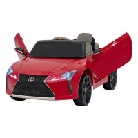 Masinuta electrica cu telecomanda Lexus LC500, roti EVA, scaun tapitat, 108x60x43 cm, putere 70W - Rosu