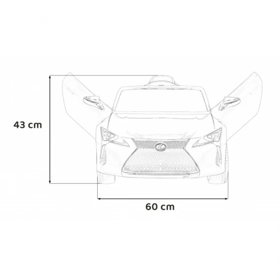 Masinuta electrica cu telecomanda Lexus LC500, roti EVA, scaun tapitat, 108x60x43 cm, putere 70W - Rosu Masinuta electrica cu telecomanda Lexus LC500, roti EVA, scaun tapitat, 108x60x43 cm, putere 70W - Rosu
