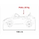 Masinuta electrica cu telecomanda Lexus LC500, roti EVA, scaun tapitat, 108x60x43 cm, putere 70W - Rosu Masinuta electrica cu telecomanda Lexus LC500, roti EVA, scaun tapitat, 108x60x43 cm, putere 70W - Rosu