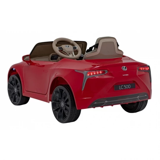 Masinuta electrica cu telecomanda Lexus LC500, roti EVA, scaun tapitat, 108x60x43 cm, putere 70W - Rosu Masinuta electrica cu telecomanda Lexus LC500, roti EVA, scaun tapitat, 108x60x43 cm, putere 70W - Rosu