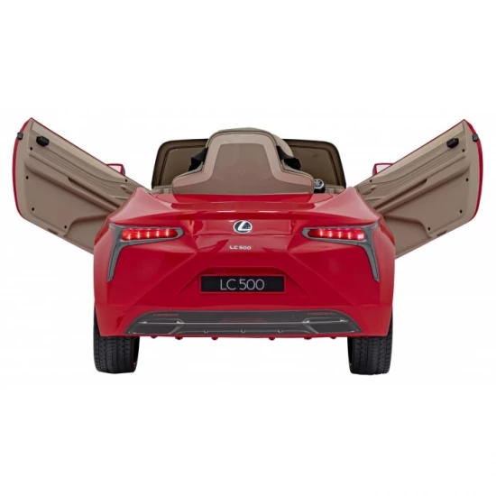 Masinuta electrica cu telecomanda Lexus LC500, roti EVA, scaun tapitat, 108x60x43 cm, putere 70W - Rosu Masinuta electrica cu telecomanda Lexus LC500, roti EVA, scaun tapitat, 108x60x43 cm, putere 70W - Rosu