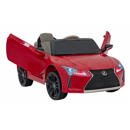 Masinuta electrica cu telecomanda Lexus LC500, roti EVA, scaun tapitat, 108x60x43 cm, putere 70W - Rosu Masinuta electrica cu telecomanda Lexus LC500, roti EVA, scaun tapitat, 108x60x43 cm, putere 70W - Rosu