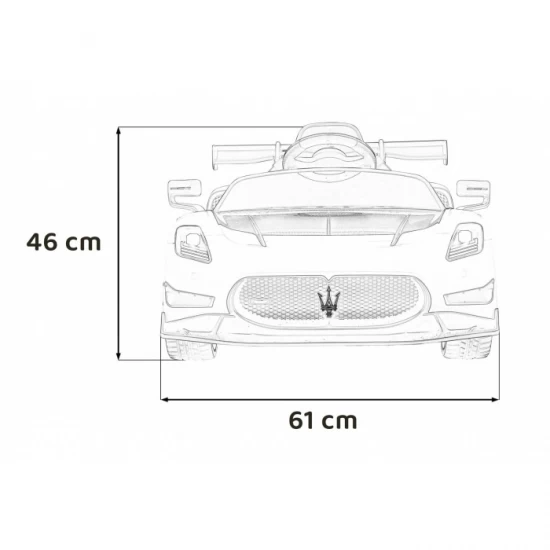 Masinuta electrica cu telecomanda Maserati MC20 GT2, roti EVA, scaun tapitat, 115x61x46 cm, putere 110W - Albastru Masinuta electrica cu telecomanda Maserati MC20 GT2, roti EVA, scaun tapitat, 115x61x46 cm, putere 110W - Albastru