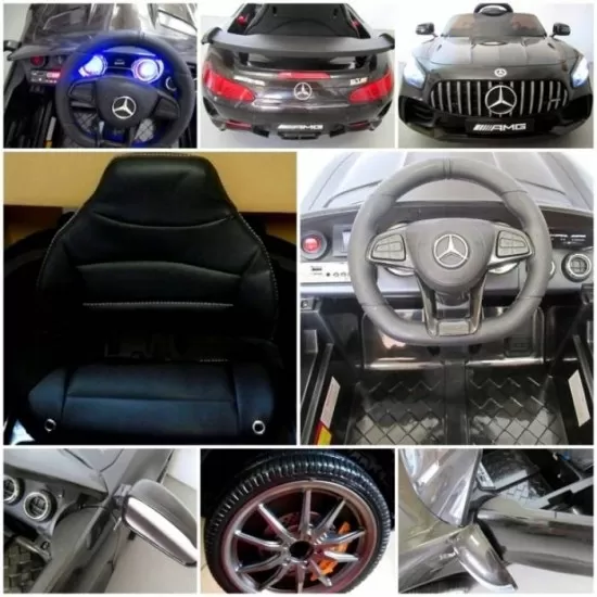 Masinuta electrica cu telecomanda Mercedes AMG GTR-S R-Sport - Negru Masinuta electrica cu telecomanda Mercedes AMG GTR-S R-Sport - Negru