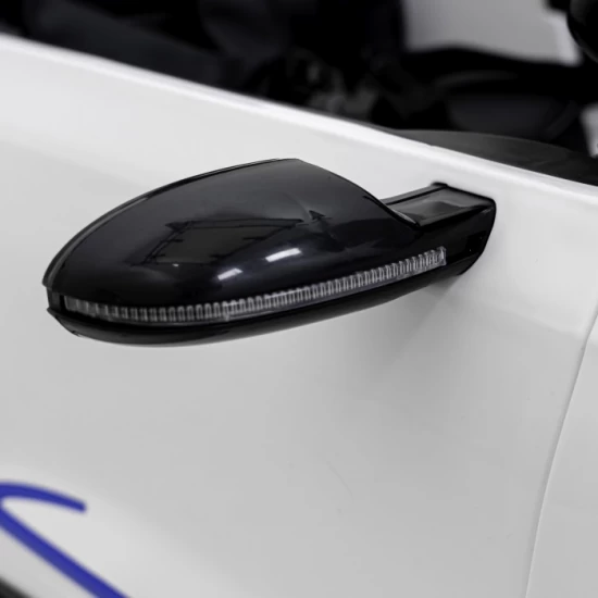 Masinuta electrica cu telecomanda Mercedes Benz AMG EQA, roti EVA, scaun tapitat, 101x69x53 cm, putere 70W - Alb