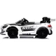 Masinuta electrica cu telecomanda Mercedes GT3 EVO, 114x69x45 cm, varsta 1-5 ani, roti EVA, scaun din piele ECO, putere 90W - Alb
