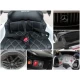 Masinuta electrica cu telecomanda Mercedes GT3 EVO, 114x69x45 cm, varsta 1-5 ani, roti EVA, scaun din piele ECO, putere 90W - Negru