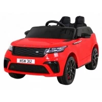 Masinuta electrica cu telecomanda Range Rover Velar, roti EVA, scaun tapitat, 107x64x49 cm, putere 70W - Rosu